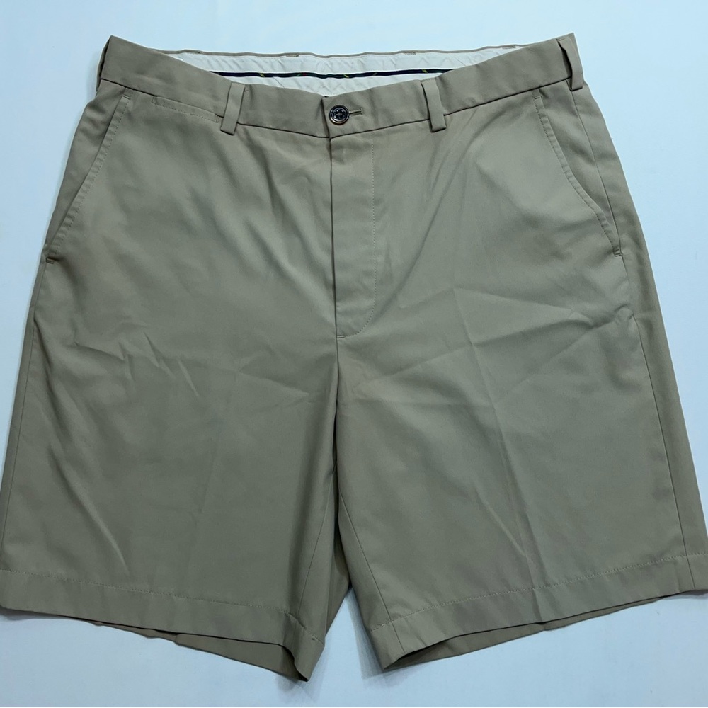 Brooks Brothers Golf Shorts Mens Size 36 Khaki St. Andrews Link 9" Inseam Preppy